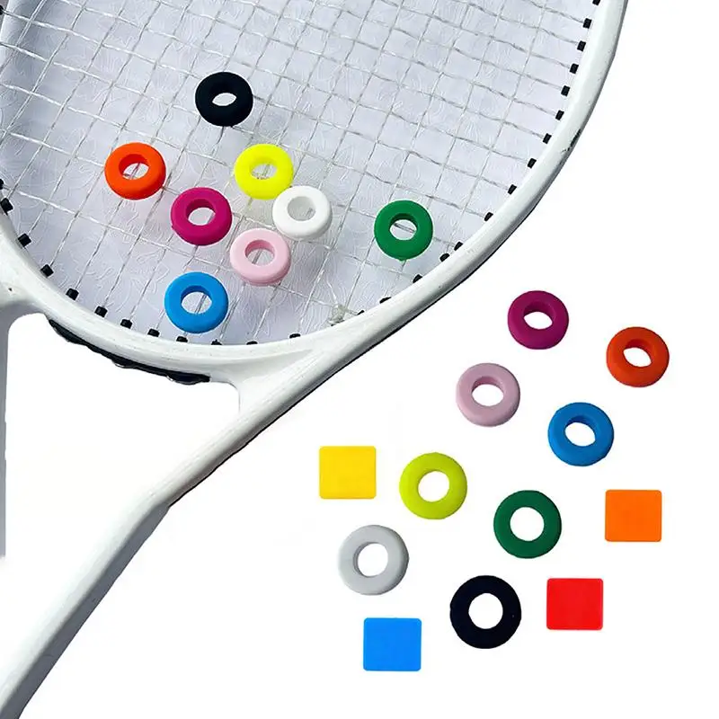 1/8PCS Tennis Vibration Shock Absorber Anti Slip Dampener Soft Silicone for All Tennis Racket Daily Training Enthusiasts