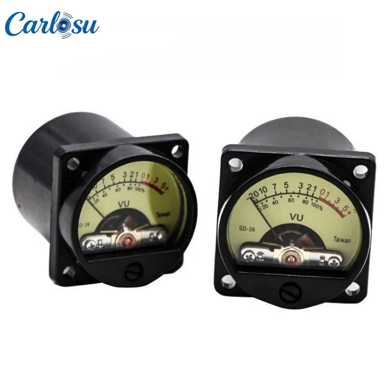 SD-39 Level Meter, 500 VU, Decibel Analog Meter, for Audio Amplifiers 1PCS