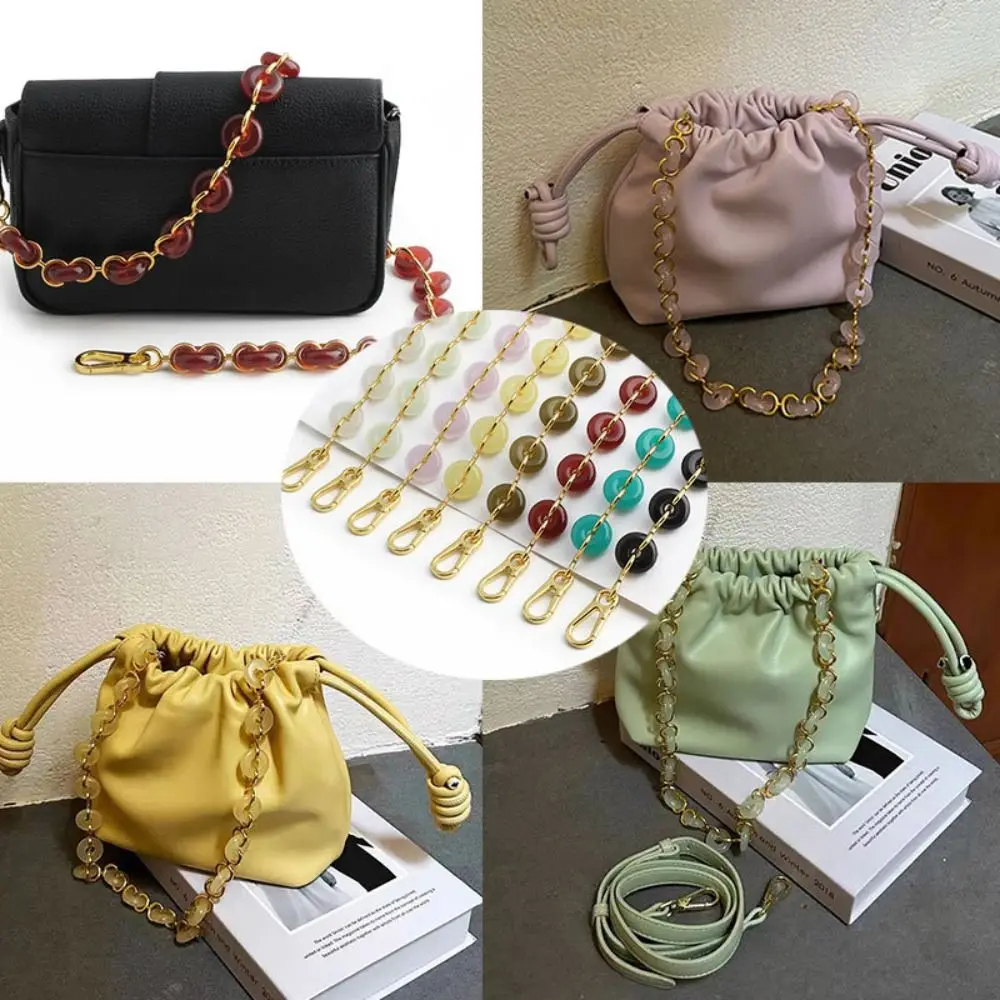 

Donut Chain Bag Replacement Shoulder Strap Resin Metal Bag Shoulder Belt Bags Extender Multifunctional Bag Decorative Chain