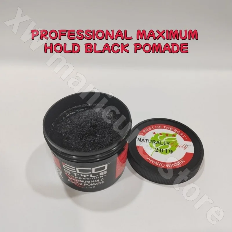 Style Professional Maximum Hold Black Pomade Black Pomade Repair and Nourishing Softness and Strongness Reduce Hair Break 310g