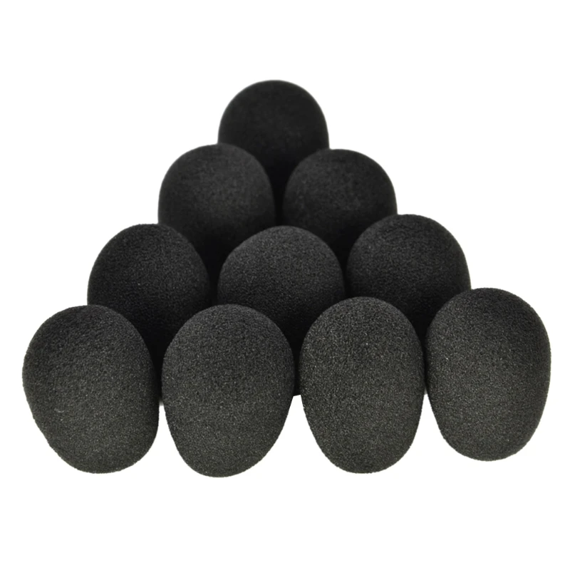 10 PCs Microphone Foam Cover Caps Windscreen Cover for Logitech Astro A30 A40 A50 A40TR Headphones Microphone Cover Protector