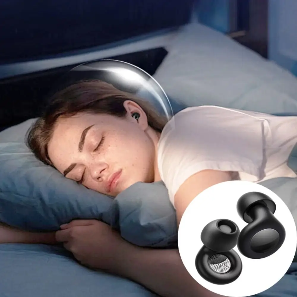 Silicone Material Anti-noise Earplugs Soft Texture Waterproof Feature Noise Cancelling Earplugs Super Soft Reusable Design