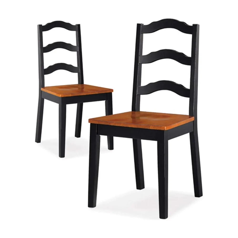 2024 New Autumn Lane Ladder Back Dining Chairs, Set of 2