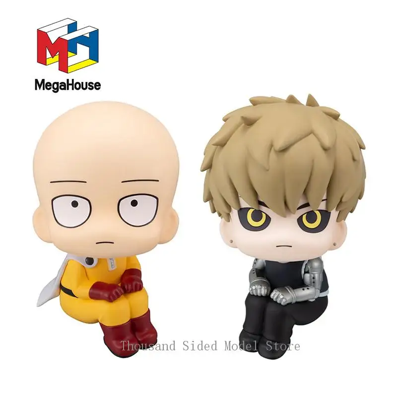 

Оригинальная фигурка MegaHouse Look Up One Punch-Man Сайтама Генос 11 см, аниме, модель из ПВХ, коллекционные игрушки для мальчиков