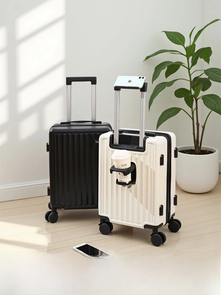 small-20-inch-luggage-carryon-suitcase-password-protection-short-trip-women's-style-no-checkin-unisex-abs-pc-material