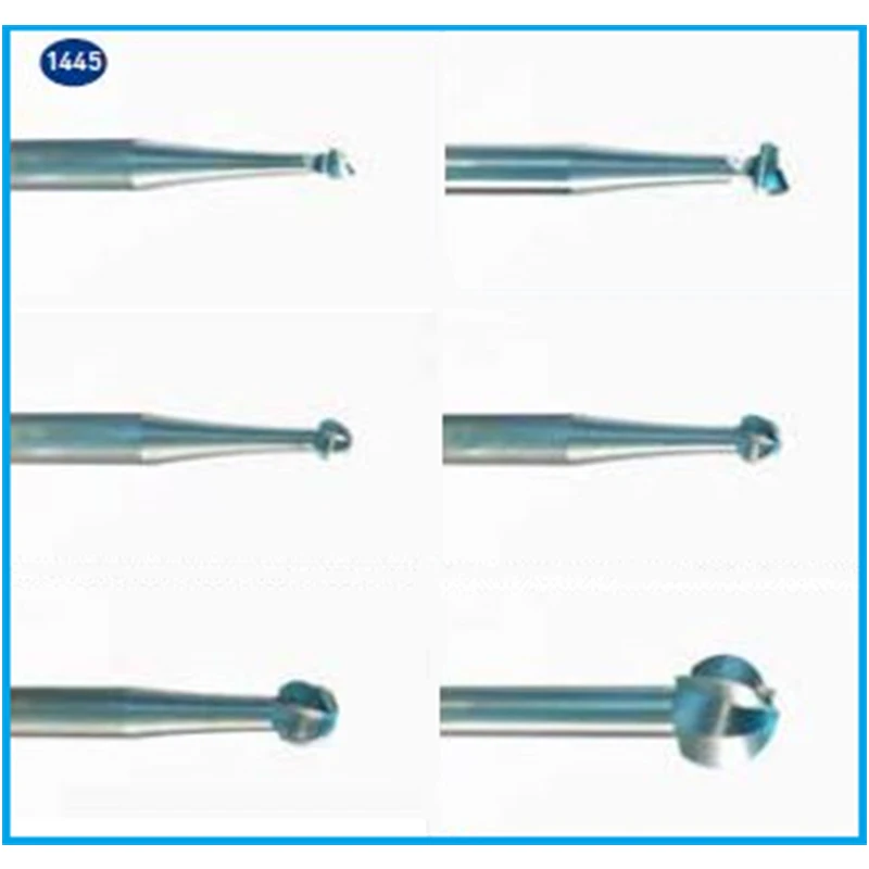 SUPER Q 1445 Wax Carving Bur Set 6Pcs 1.6-5mm Assorted Shape Burs Jewelry Wax Cutter Bits for Jewellery Model Making
