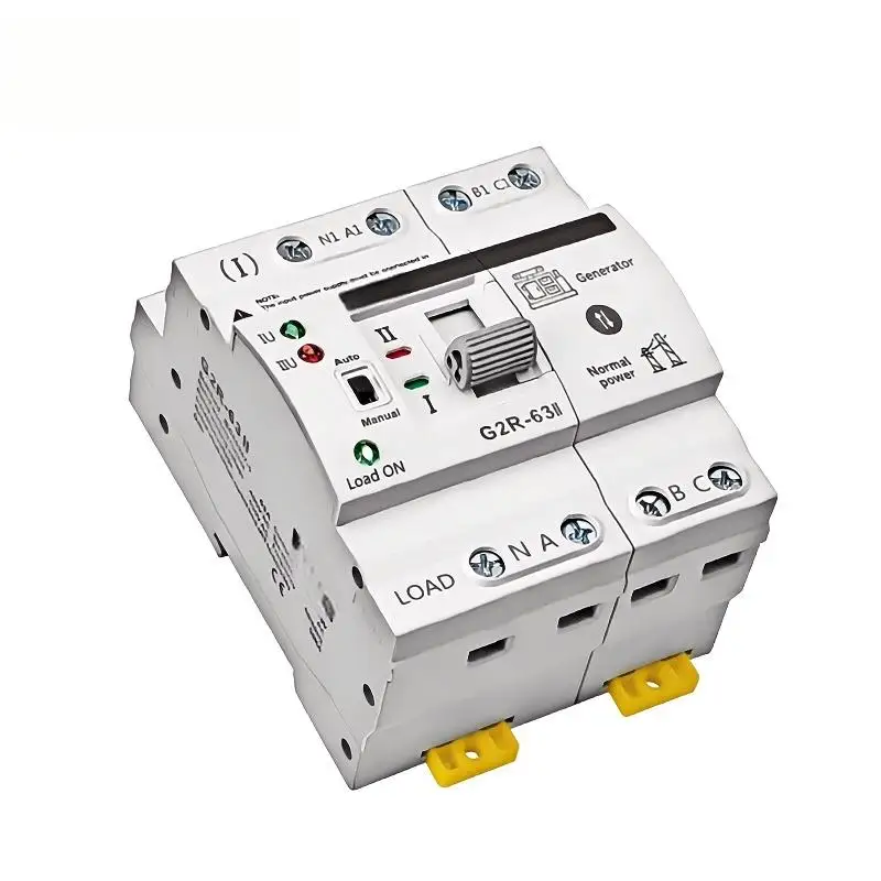 G2R Protection Dual Power ATS Continuous Power Millisecond 2P/4P 63A Emergency Power Switch Electrical Accessories 6