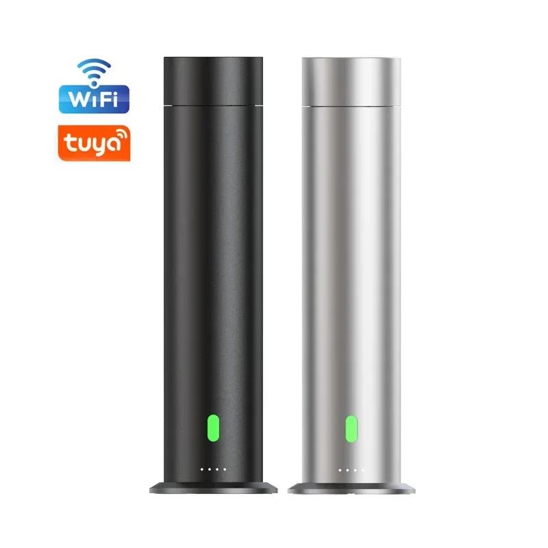 Super Quiet Hotel Lobby Silver Electric Tuya Fragrance Oil Diffuser Smart Scent Air Machine with Wifi App Control