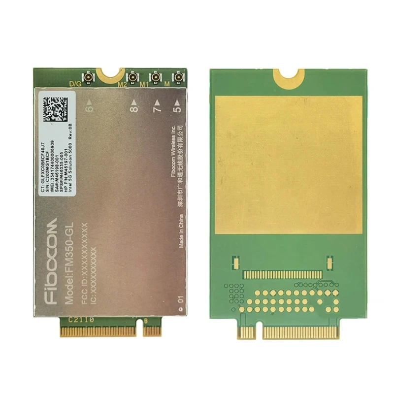 FM350-GL 5G- LTE WCDMA 4x4 MIMO GNSS WWAN Card for HP-X360 830 840 850 G7- Comptuter Adapter QXNF