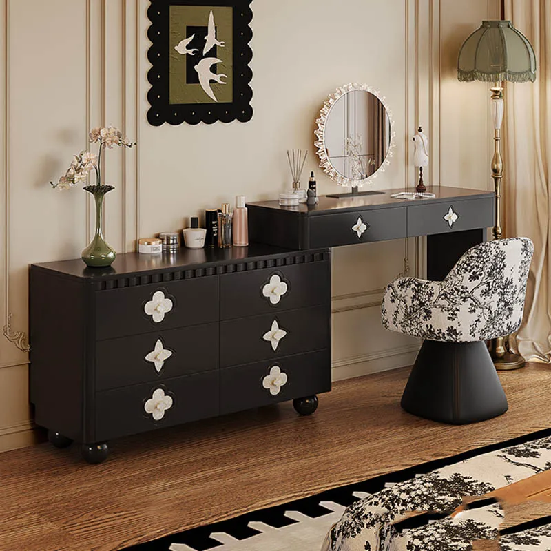 

Mid Century Makeup Vanity Table Storage Accessories Chair Modern Dressing Table Closets System Mesa De Maquillaje Home Furniture