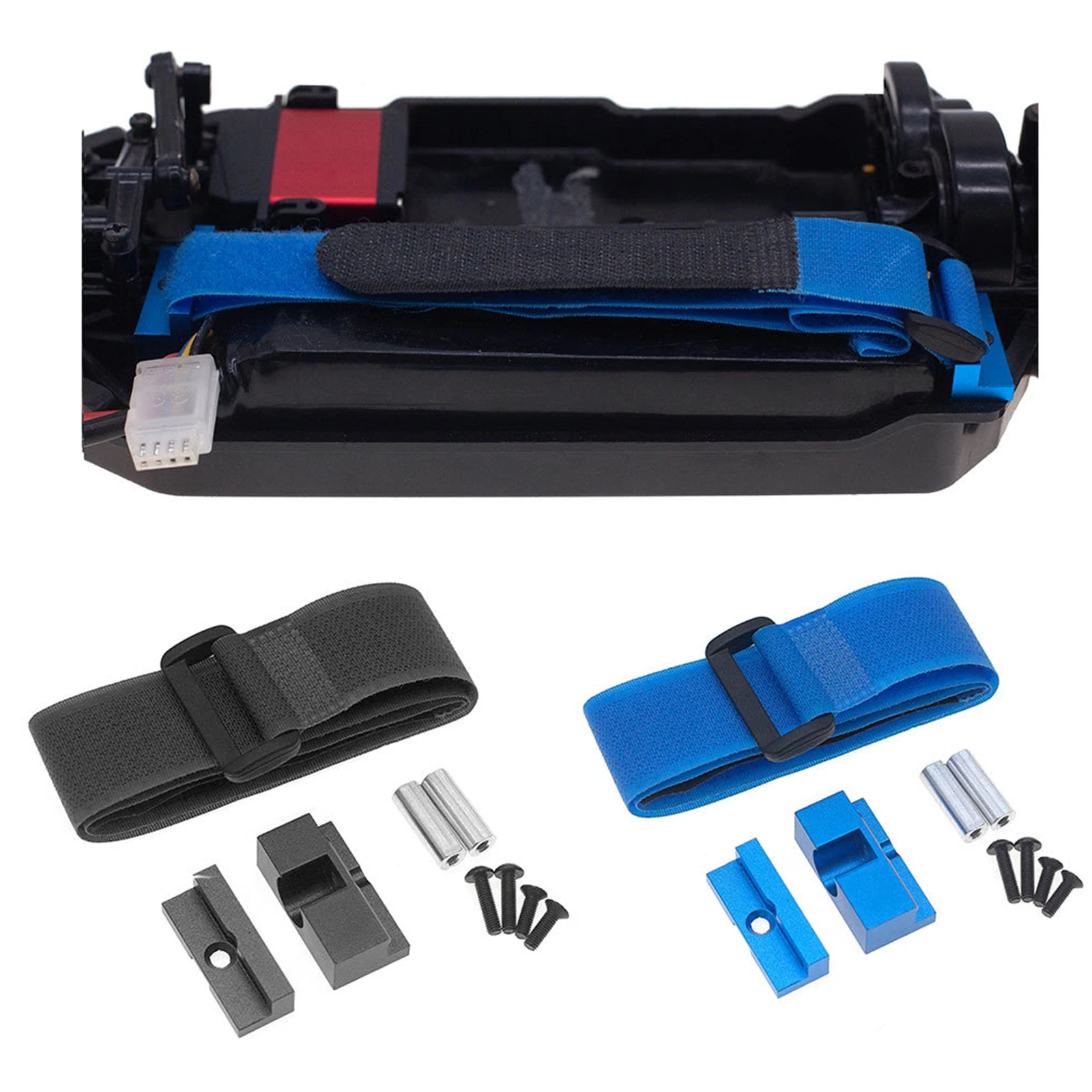 RC Battery Tie-up Holder Set For Tamiya TT02/TT02D/TT02B/TT-02RR 1/10 RC