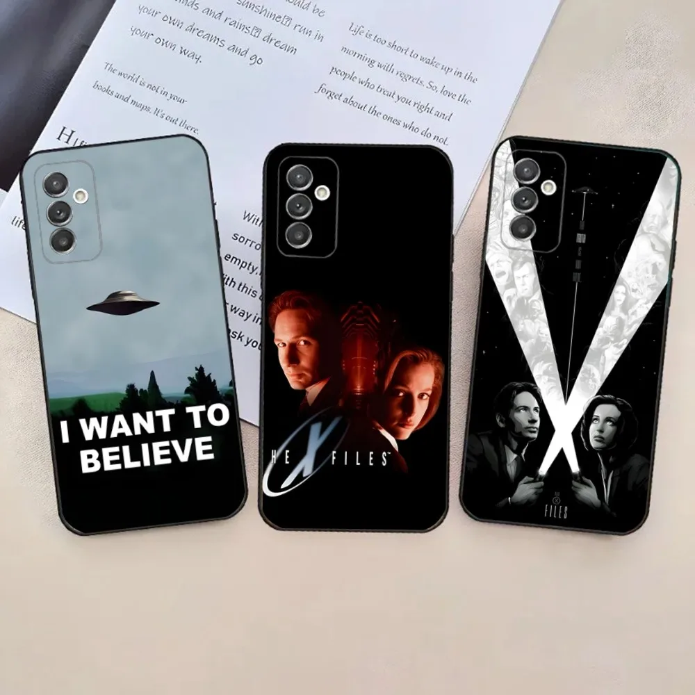 The X Files Phone Case For Samsung Galaxy A20,A21s,A22,A31,A32,A52,A53,A72,73,A80,A91 Soft Black Phone Cover