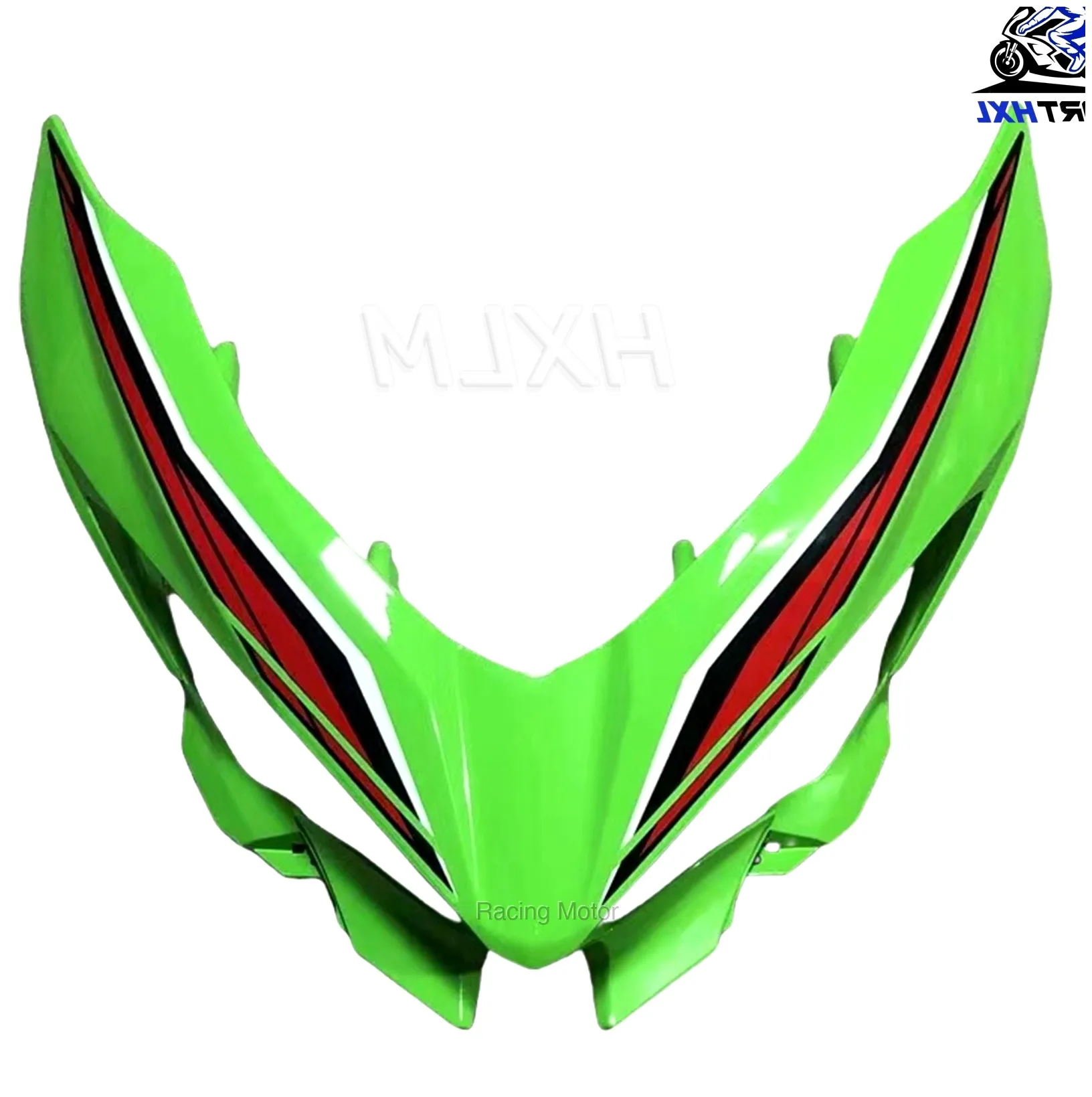 Front Head Upper Nose Fairing Headlight Deflector Plate Shroud Cover Cowling For Ninja400 NINJA250 | Racing Motor Store