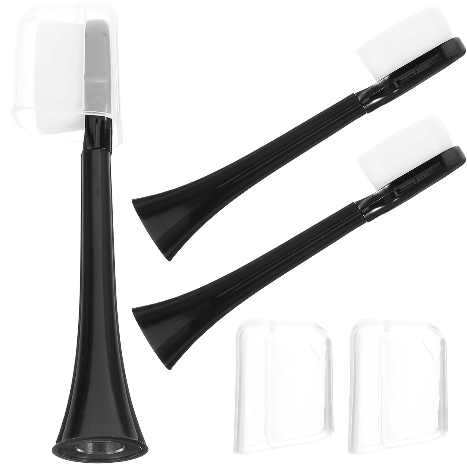

3Pcs Electric Toothbrush Replacement Heads Soft Bristle for Sensitive Teeth Deep Cleaning Reusable Brush Heads Long-Lasting