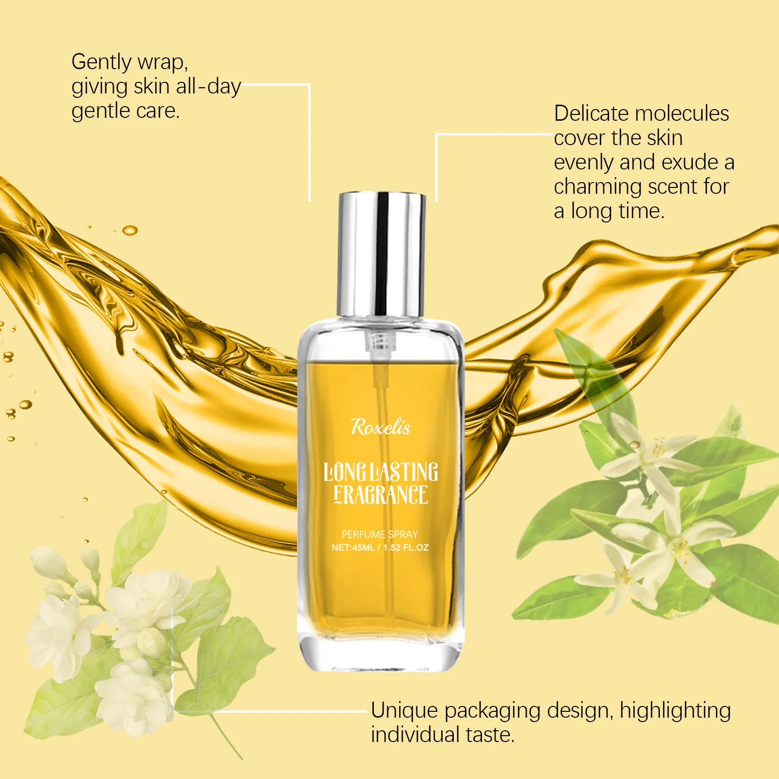 Flores Aur aand Perfume Spray Długotrwały zapach Więcej przyciągania feromonu Ekstrakt roślin Codzienne randki Przenośne perfumy do ciała unisex