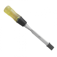 A53Q-4Pcs Wood Chisel Set For Woodworking, CR-V Steel Beveled Edge Blade, PVC High Impact Handle Wood Chisel