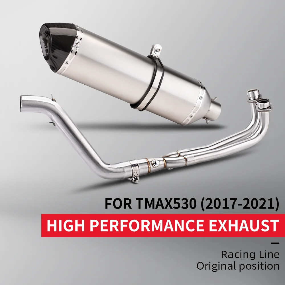 

Выхлопная труба мотоцикла для TMAX 500 530 560, среднее звено, побег для Tmax 560 TMAX 530 2017-2021