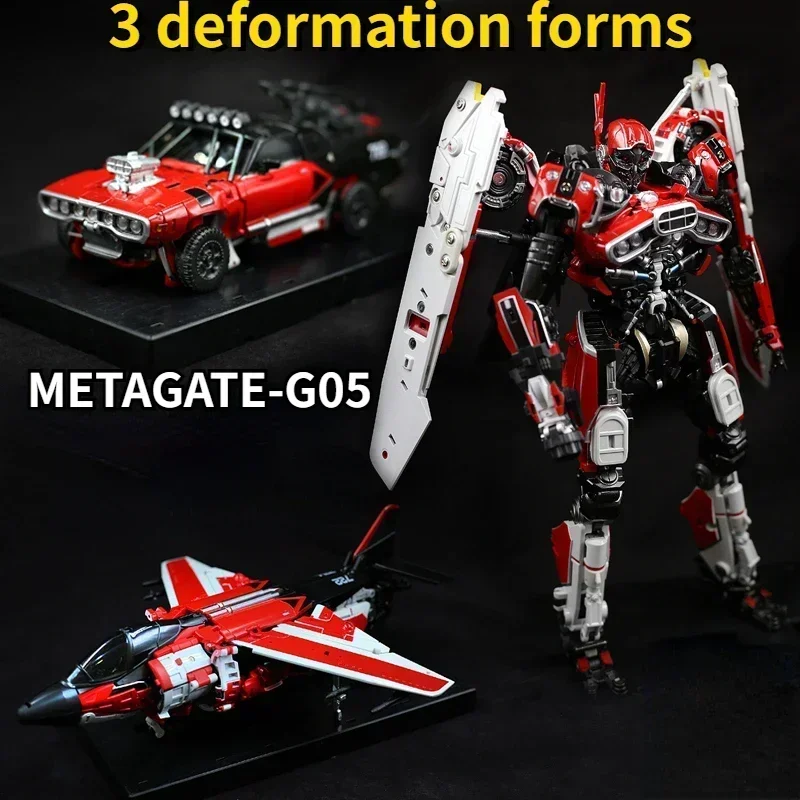 

In Stock Transformation Toys METAGATE G05 Three-Transformation Warrior MG05 MG-05 Derivatives Action Figure Toy Collection Gift