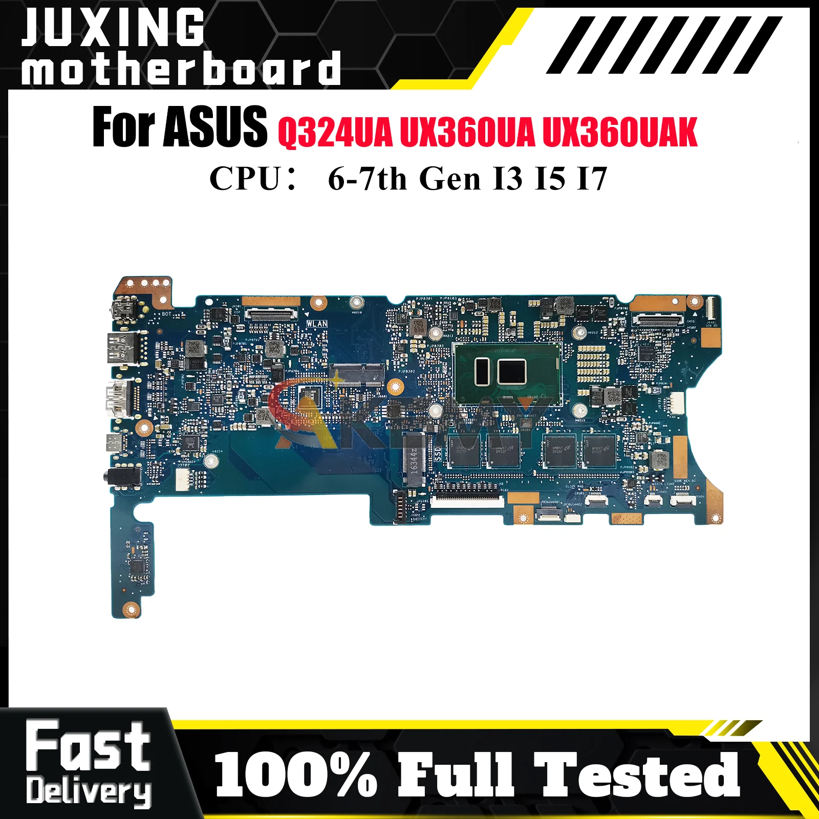 

UX360UA Laptop Motherboard For ASUS ZenBook UX360U Q324UA UX360UA UX360UAK Notebook Mainboard W/ I3 I5 I7 CPU tests OK fast ship