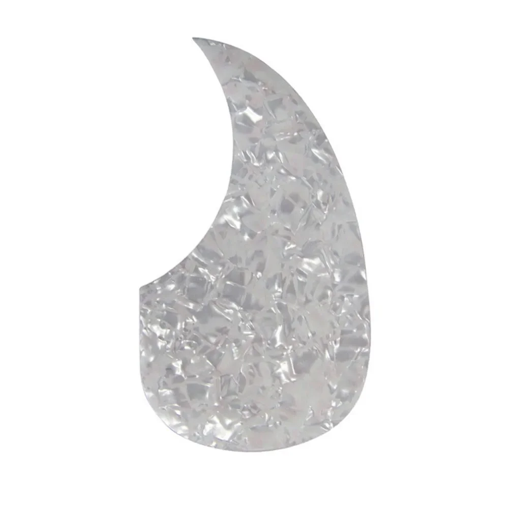 Soundhole-Mounted Celluloid Pickguard for Acoustic Guitar Replacement Scratch Guard Featuring Self-Adhesive Backing