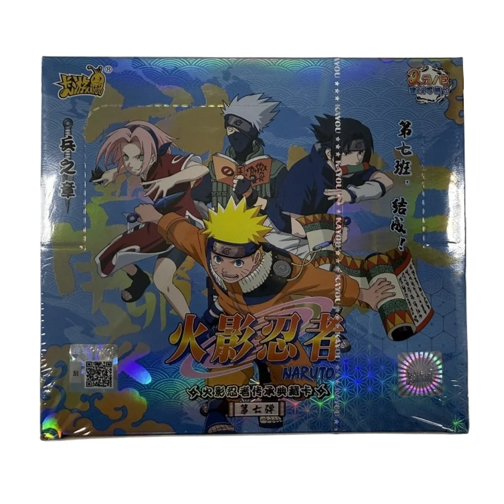 

2024 KAYOU Anime Original Naruto Cards T2w7 Chapter of Soldiers Box Rare CR Ninja World Collection Cards Toy for Children Gift