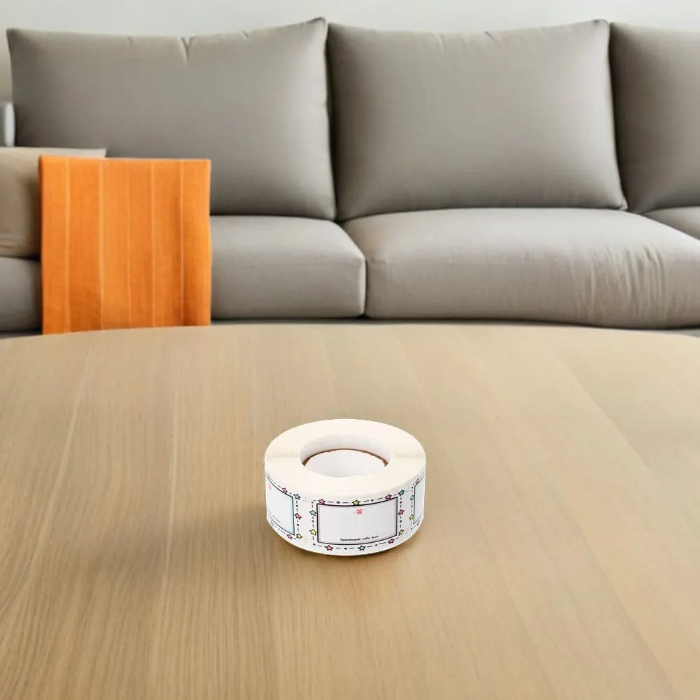 

1 рулон водонепроницаемых маслостойких этикеток для морозильной камеры для контейнеров для хранения продуктов, наклейки с датой, съемная упаковка для выпечки в холодильнике