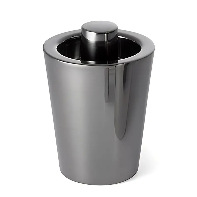 

Creative stainless steel lamp, household desktop real fire small candlestick ambient light ornament