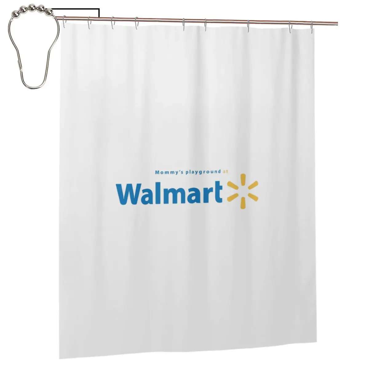

Walmart Shower Curtain Bathroom Polyester Waterproof Bath Curtains with Hooks