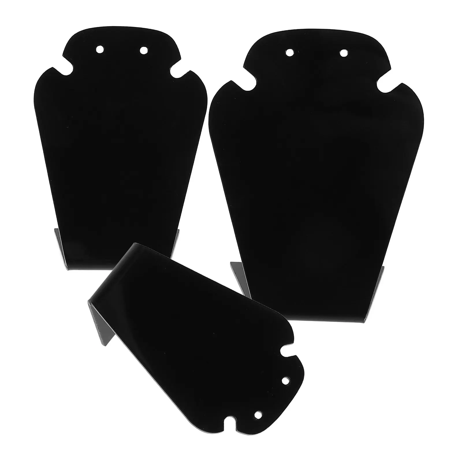 

Набор из 3-х подставок для украшений: элегантные органайзеры для демонстрации ожерелий, серег и пусет для дома и розничной торговли