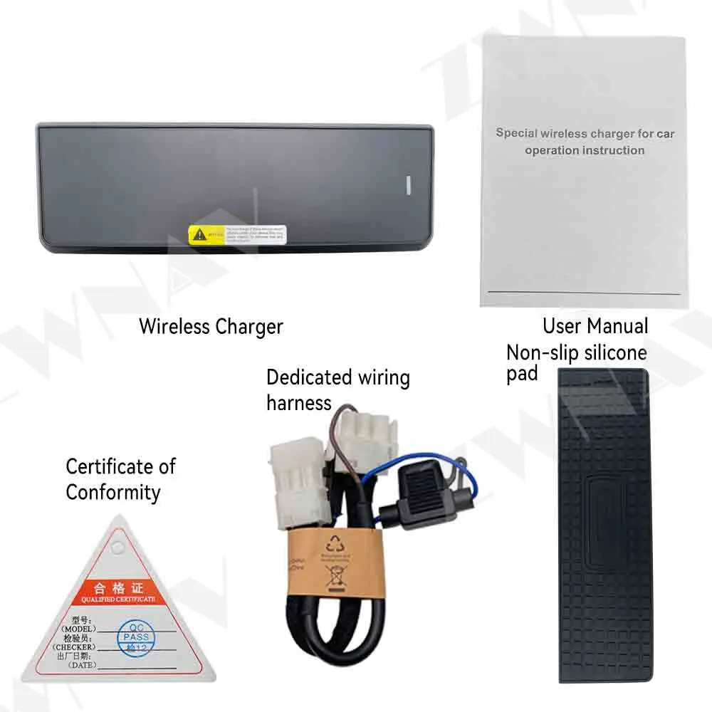 لسيارات BMW 3 Series/4 Series 2016-2019 نماذج وحدة التحكم المركزية لوحة شحن السيارة الذكية ترقية وحدة شاحن لاسلكي ذكي #3