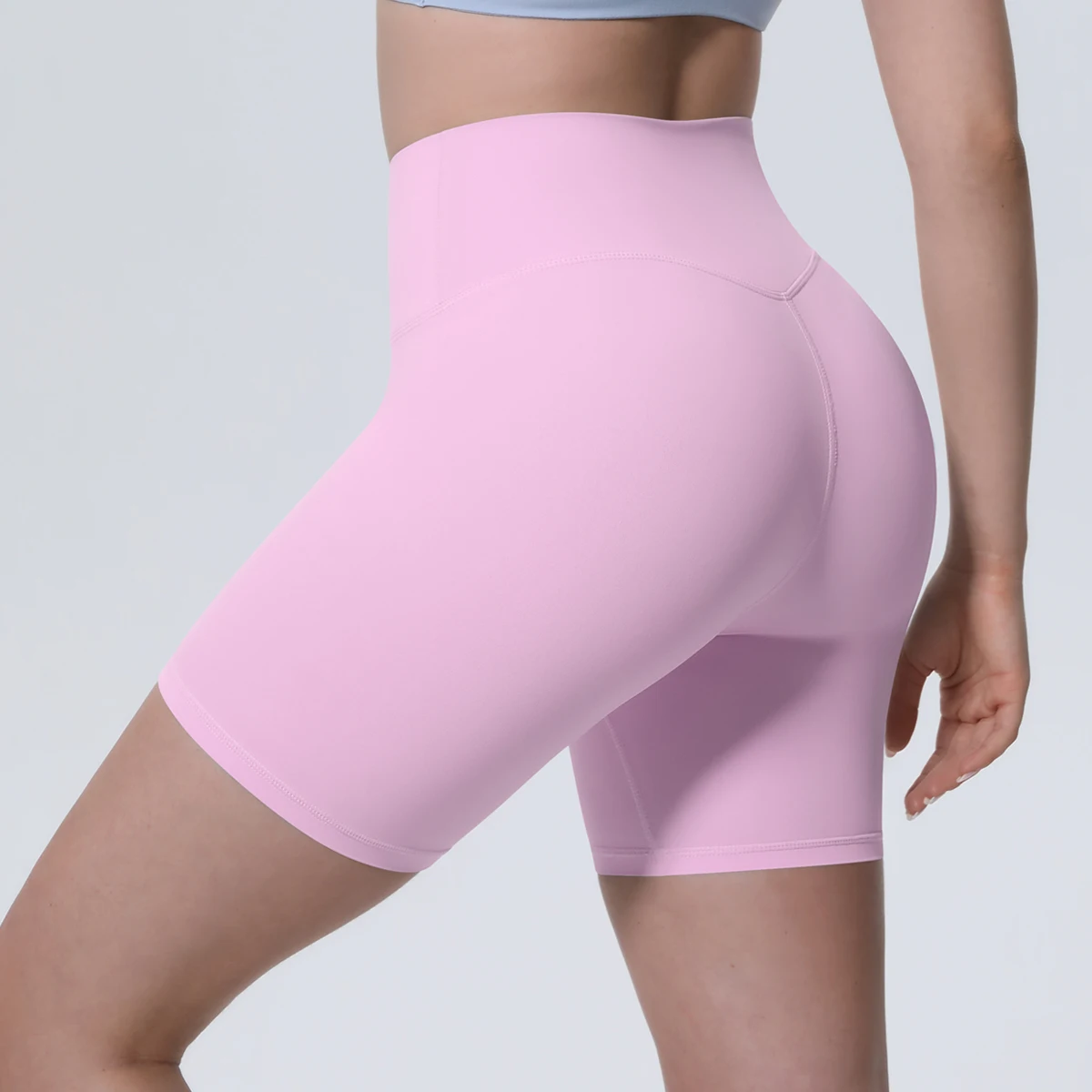 20 Colors High Stretch Quick-Dry Seamless Yoga Shorts Gym Sports Peach Buttocks High Waist Running Fitness Shorts Workout Shorts - Image 5
