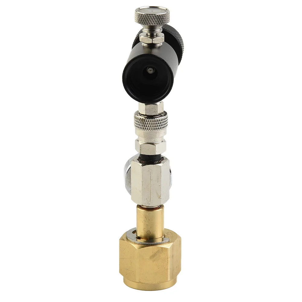 Gas Cylinder Adapter CGA320 Designed for Soda Stream Art Series with M18x1.5 Female and 8mm Male Thread Compatibility