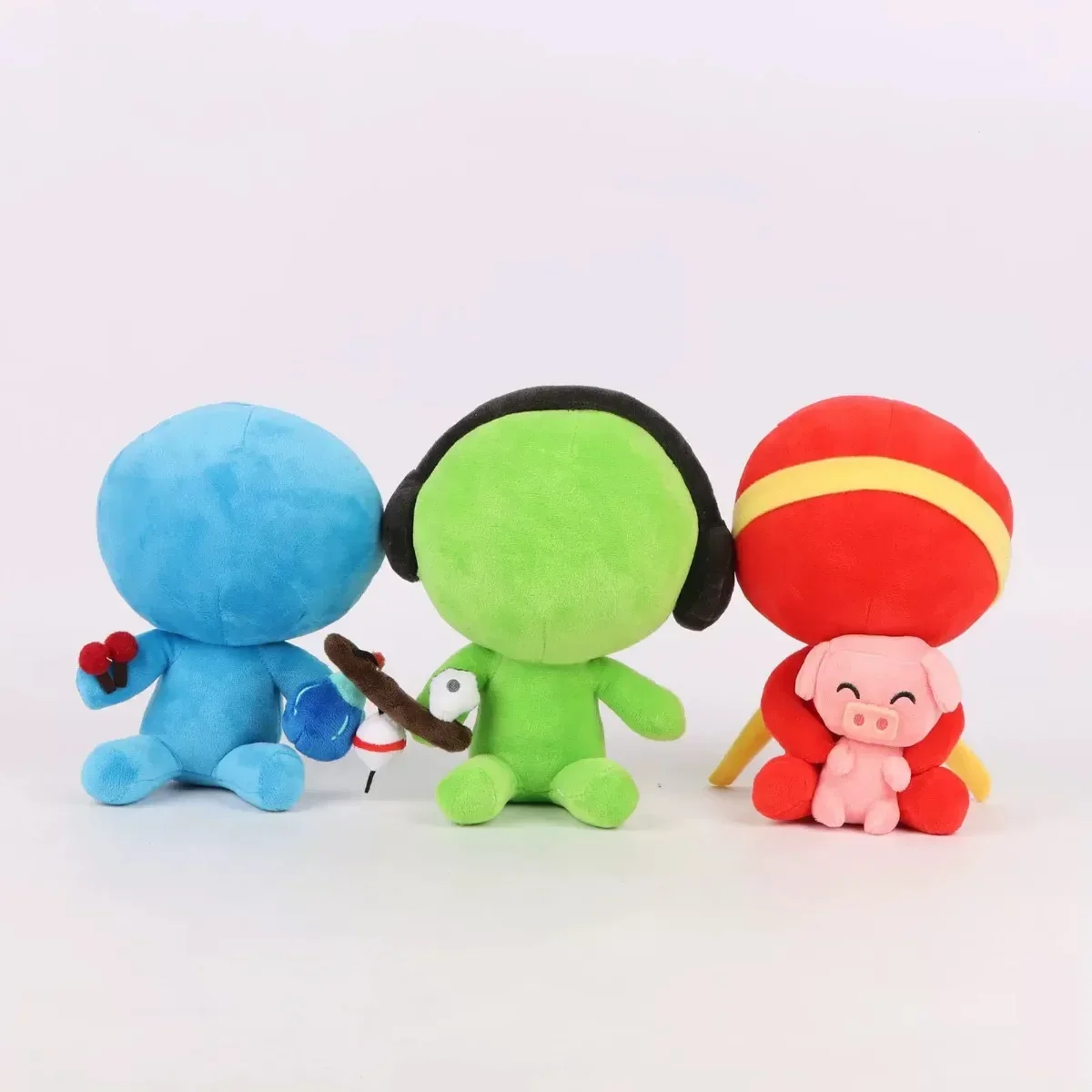 22cm Cartoon Stickman Plush Toys Cute Alan Becker Five Stick Man Figures Kawaii Soft Stuffed Dolls for Children Birthday Gift