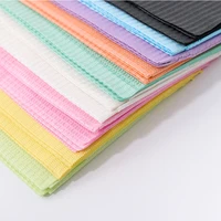 Babero Dental, servilleta de dentista, delantal impermeable desechable, almohadillas limpias para tatuajes de belleza, hojas de odontología, cubierta protectora, 50 unidades