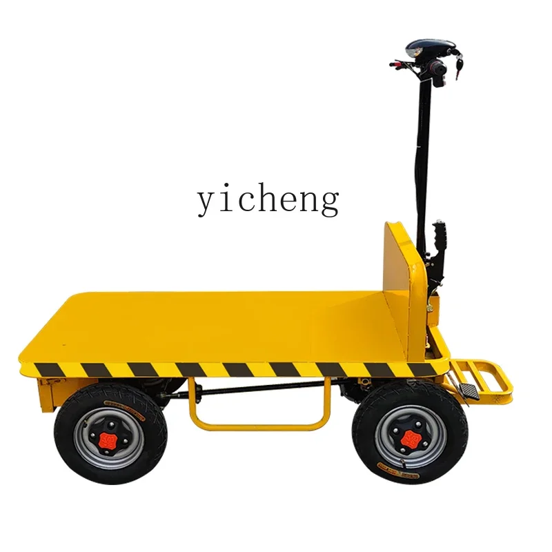 

Electric flatbed truck, truck, trolley, four-wheel truck, load king