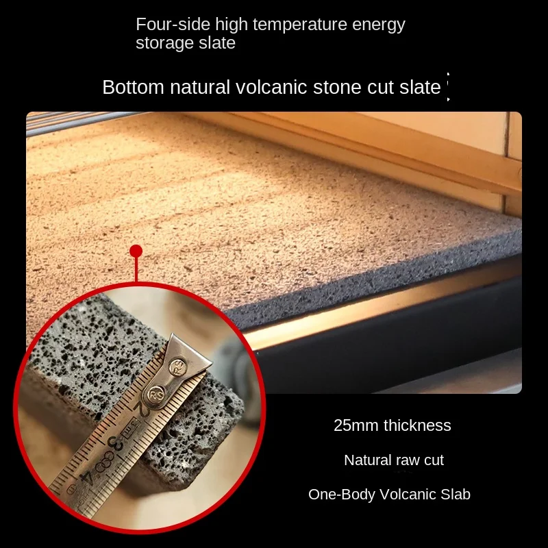 Commercial electric kiln oven 450 ℃ pizza oven volcanic slate high temperature resistant baking corn