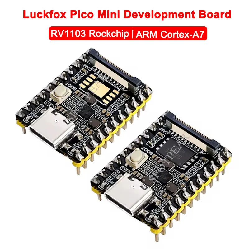 LuckFox Pico Mini B Linux Micro Development RV1103 Rockchip 64MB DDR2 Supper MINI AI Board ARM Better than Raspberry Pi Pico