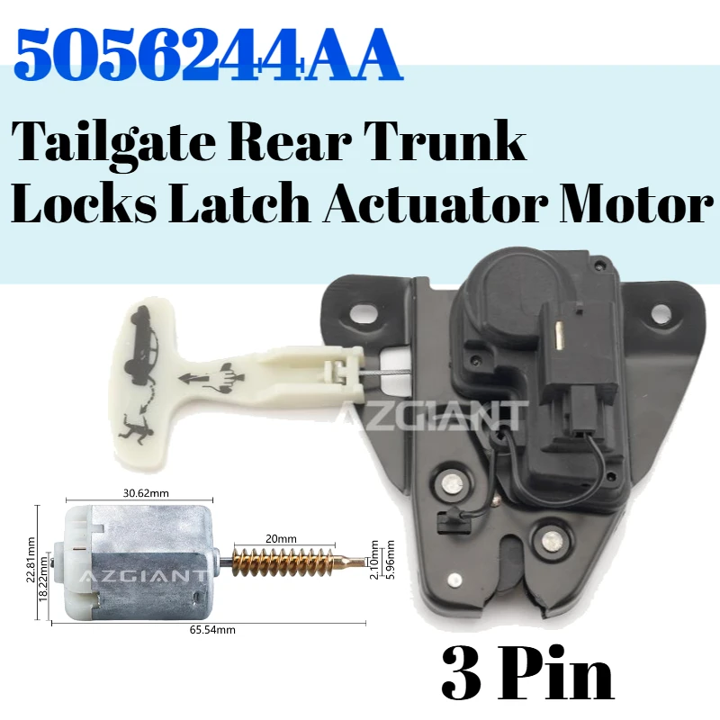 

5056244AA For Chrysler 300 200 Dodge Dart Avenger Challenger Charger Car Parts Tailgate Door Lock Tail Gate Latch Actuator Motor