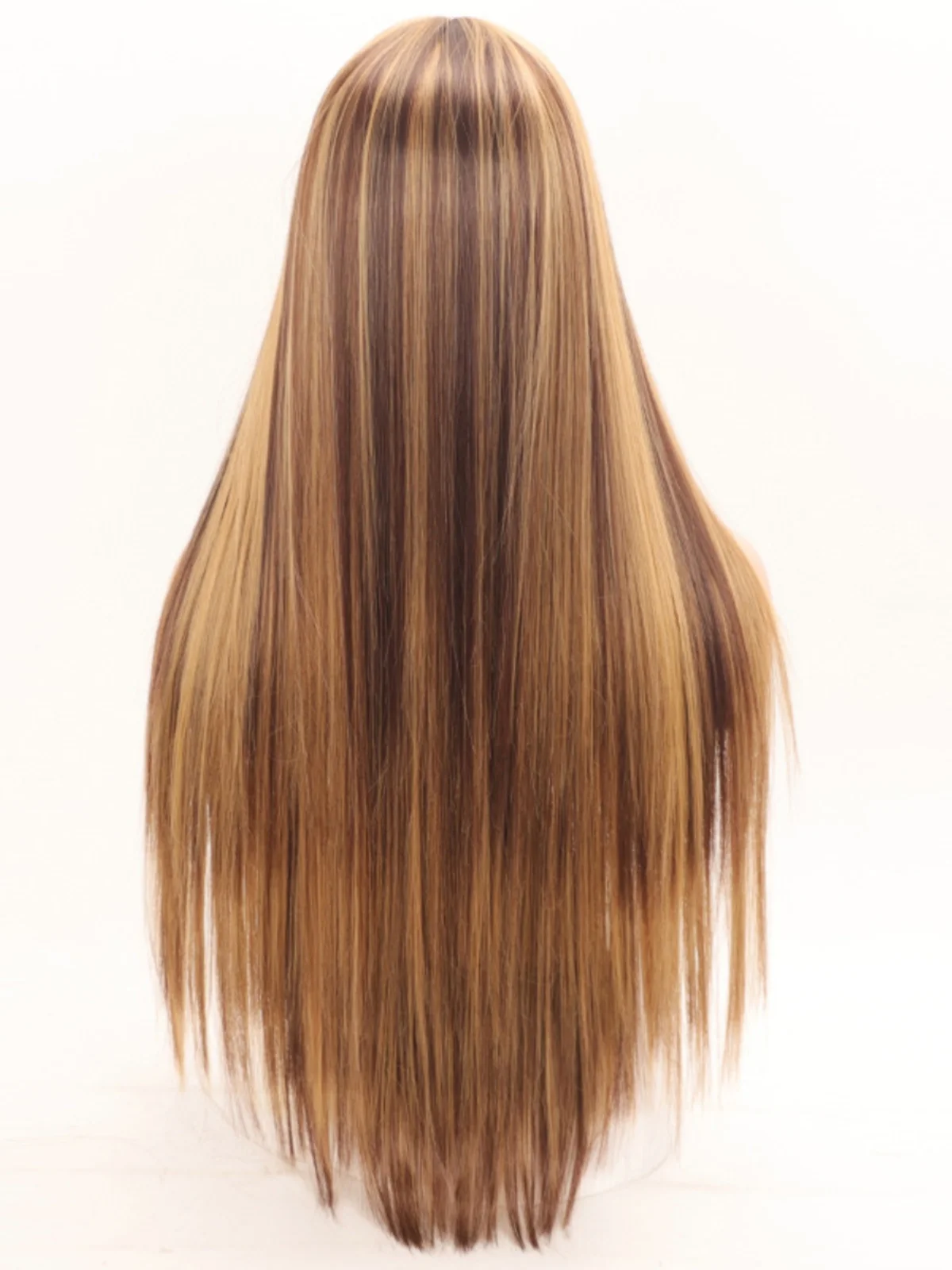 

Трансграничный высокотемпературный парик из шелкового волокна, шапочка adient Piano Color, длинные прямые волосы, парик для косплея, удобно носить для женщин...