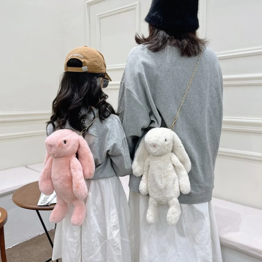 

【New style】Play dead rabbit bag imitation otter rabbit hair bag fur bag fluffy bag rabbit bag chain bag female bag single-shoul