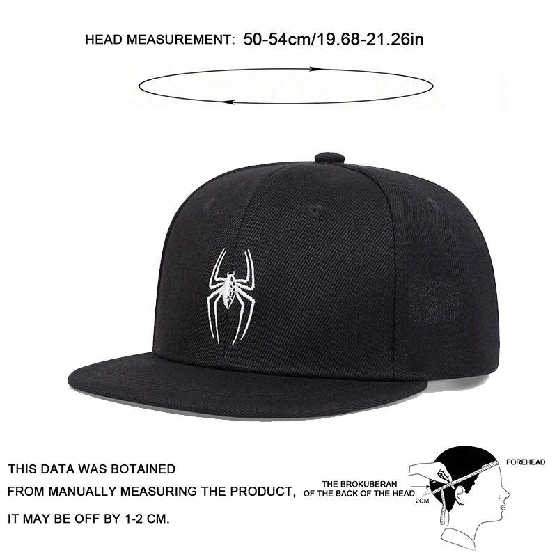 Children Spider Embroidery Baseball Caps Hip-hop Hats Spring and Summer Outdoor Adjustable Casual Hats Boy Girl Trave