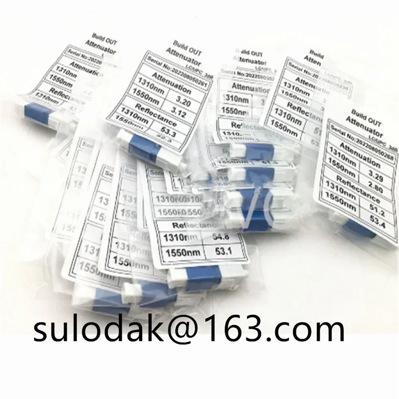 

100PCS/Lot 3dB 5dB 7dB 10dB LC-LC UPC Fiber Optic Attenuator Plug-In Connector Single Mode Fixed Optical Application