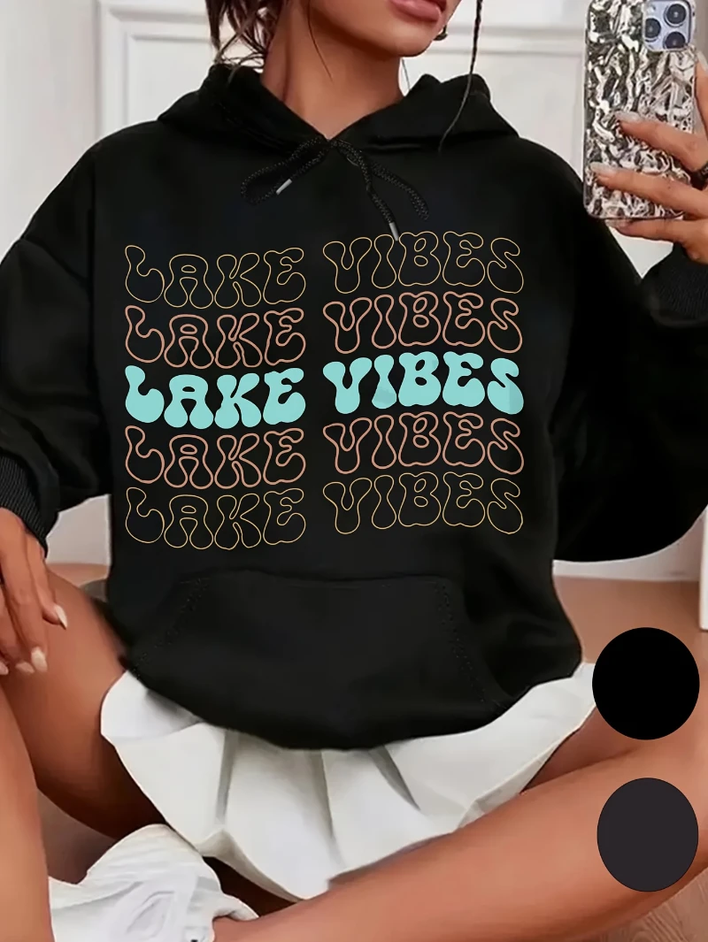 

2025 Autumn and Winter Women's Retro Pullover Hoodie Loose Fit Long Sleeve High-end Luxury Is for Both Men and Women Top Y2k