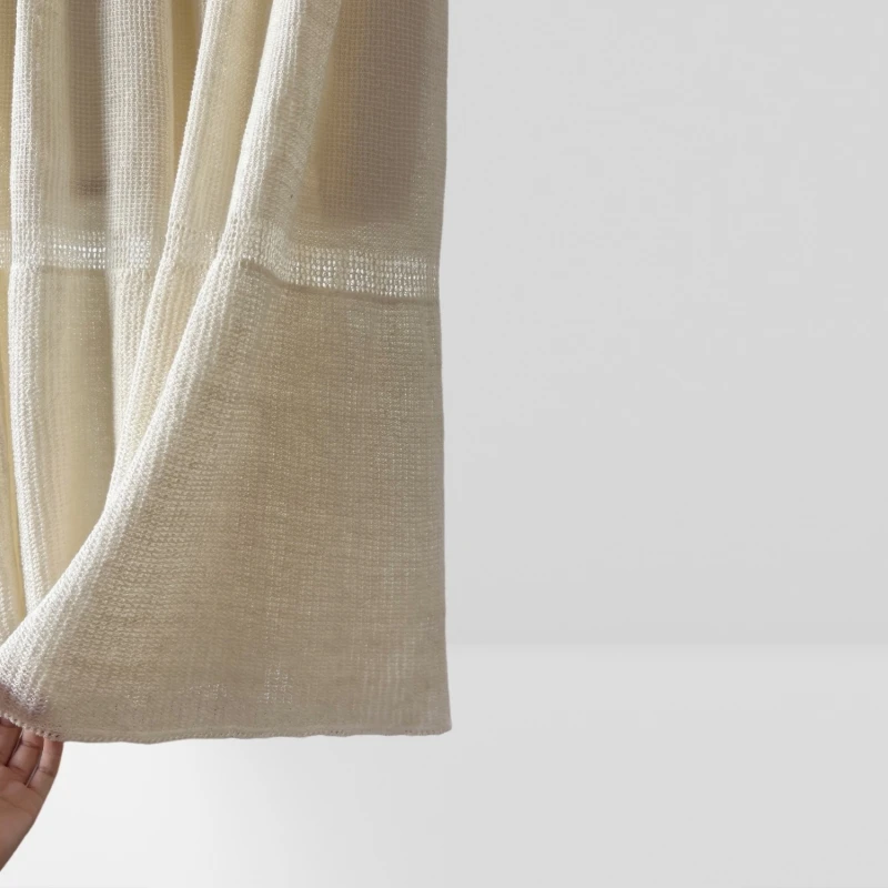 ผ้าลินิน Hollow-OUT กระโปรงซับในผู้หญิงกระโปรงมินิลําลองเอวสูง SLIM FIT ความงาม StyleAH0212