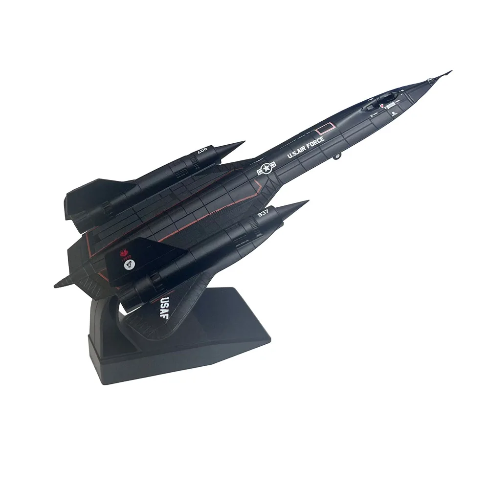 Échelle 1/144 US Lockheed SR71 SR-71 Blackbird 17972 Avion En Métal Moulé Sous Pression Avion Ornement Modèle Garçon Anniversaire Jouet Cadeau