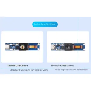 Bilashmart A32T Long Wave IR Thermal Imaging Camera Module Raspberry Pi IR Camera 80X62 Pixels Options FOV And ConnectorB
