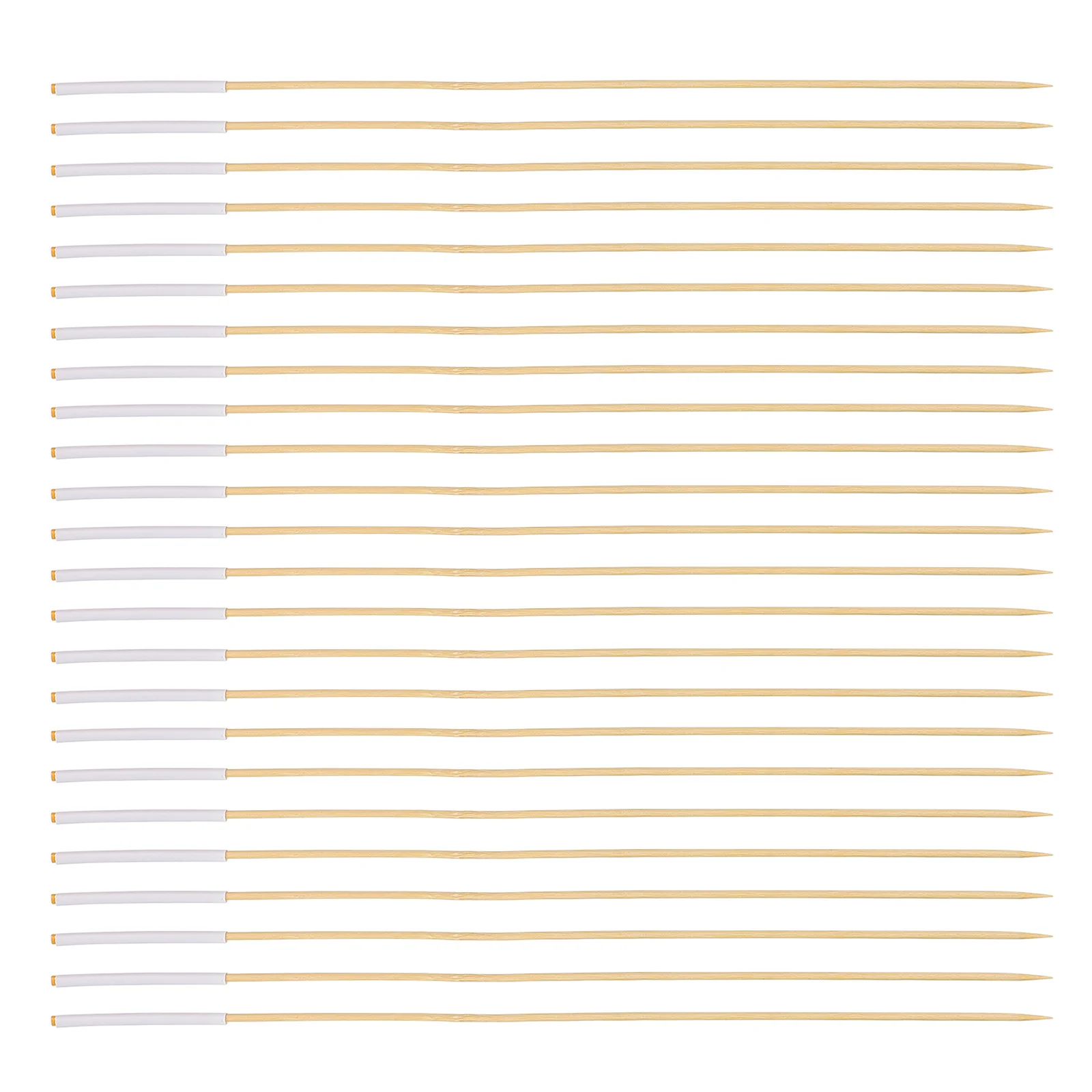 Palos de bambú duraderos para tienda de flores de color caqui, suministros de fijación, materiales para envolver ramo DIY, palos de fijación, materiales DIY, 60 uds.