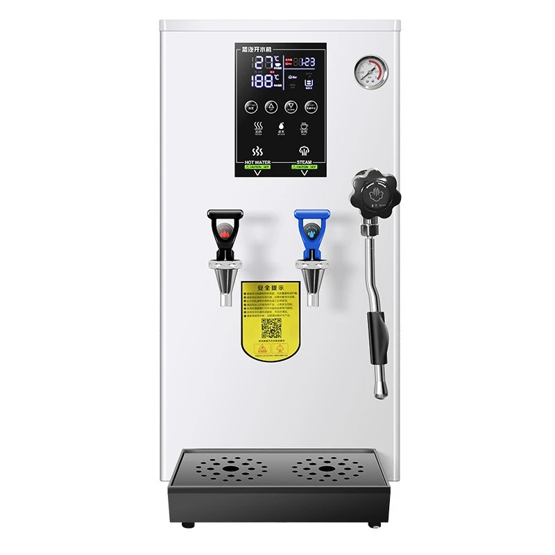 

Milk tea shop steam milk boiling water machine commercial automatic double boiler dual-purpose