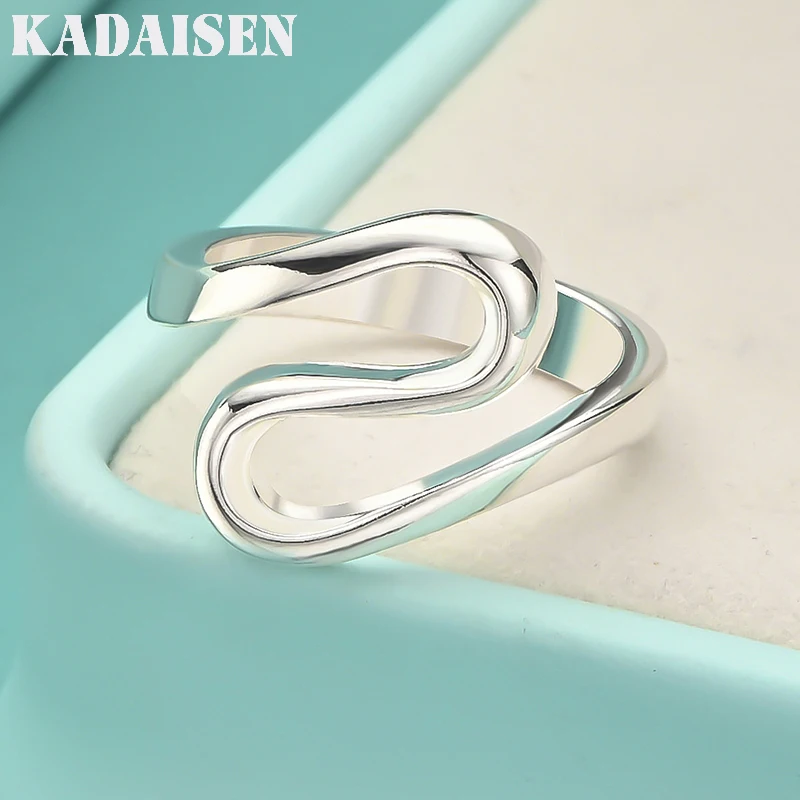 

925 Sterling Silver Snake Ring For Women Wedding Engagement Charm Fashion Jewelry