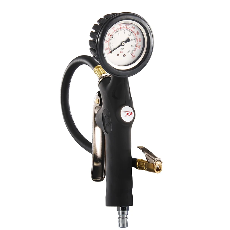 Professional Portable Oil Dial Tire Inflator with Pressure Gauge  Inflation Gun Inflating Tyre DP-702